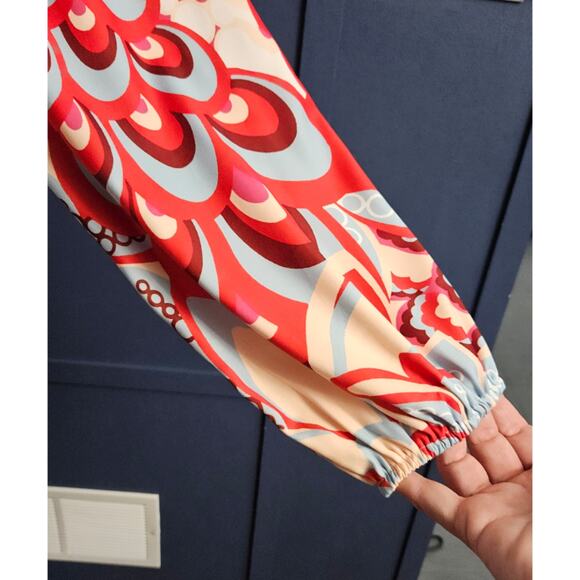 Shein Mod Print Babydoll Dress sz Small - Picture 4 of 5